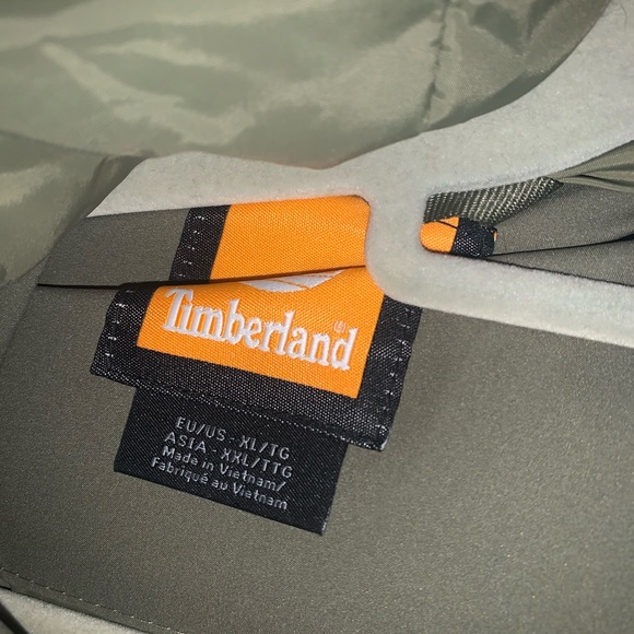 WOMENS TIMBERLAND XL PUFFER COAT JACKET GREEN - Picture 5 of 5